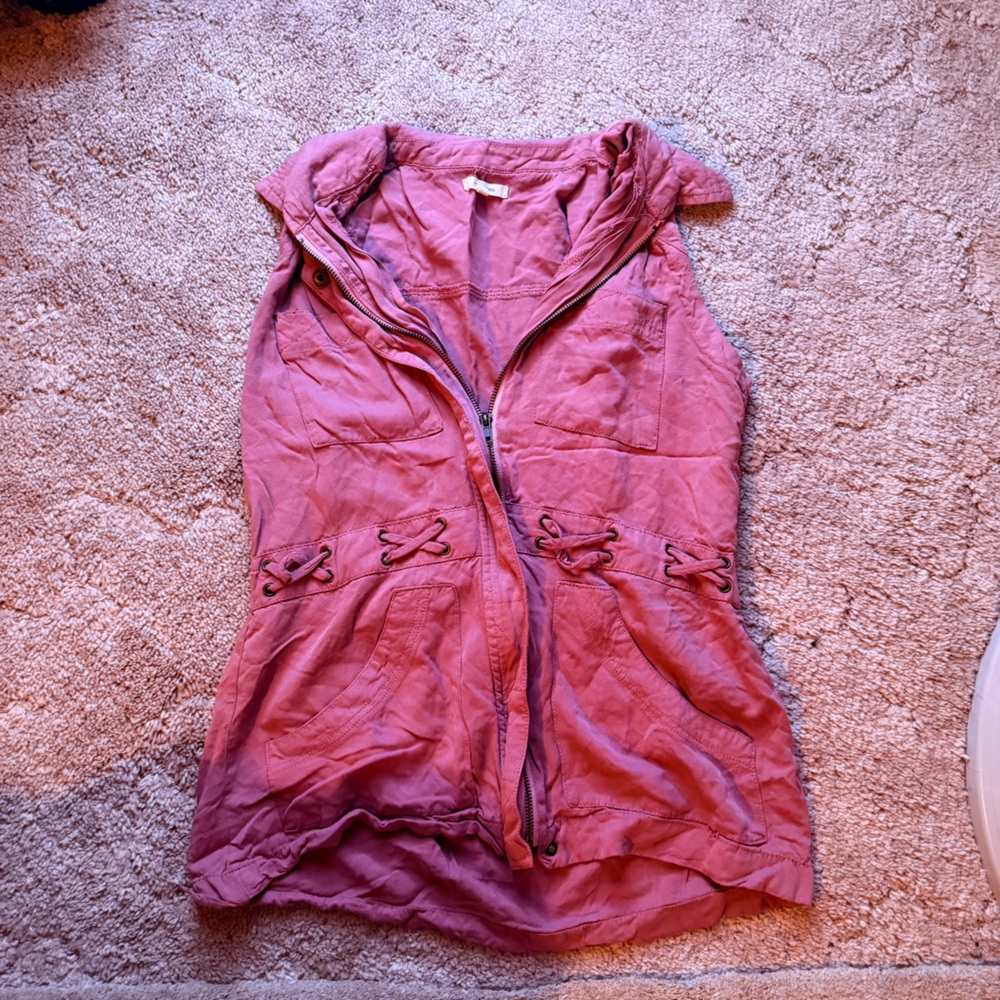 Maurices Dusty Rose Vest